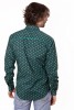 Baïsap - Chemise homme bicolore Écailles - Chemise motif japonais manche longue - #2908