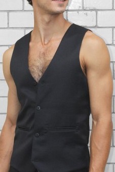 Baïsap - Floral waistcoat - Flowers Retro - Reversible waistcoat with floral pattern