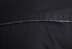 Baïsap - Soutane chemise noire - Chemise longue noire col mao - #2629