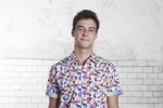 Baïsap - Hemden mit aufdruck, kurzarm - 3D - Bunte hemden - slim fit - #1301