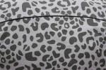 Baïsap - Camisa leopardo hombre, gris - manga corta - Camisas hombre entalladas - estampadas - #1059