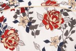 Baïsap - Blumen Hemd kurzarm - Pfingstrose - Slim Fit Hemd für Herren aus Baumwolle - #2946