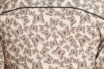 Baïsap - Butterfly shirt mens - Swarm - Cream printed shirt, light cotton - #2681