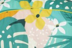 Baïsap - Chemisette homme verte - Tropicool - Chemisettes tropicales à fleurs - #3142