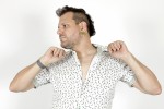 Baïsap - Gecko shirt short sleeve - Lizard print shirt for men - #3164