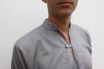 Baïsap - Tunica masculina gris- Kurta Sagar - Camisa indiana masculina - #1179