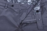 Baïsap - Grey slacks - Serpent - Grey dress pants, bootcut - #1612