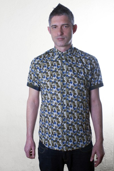 Baïsap - Gepunktetes Hemd, kurz Arm - Impressionist - Hemd mit atmosphärisches Muster