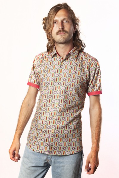 Baïsap - Mens Rainbow shirt - Graphic short sleeve