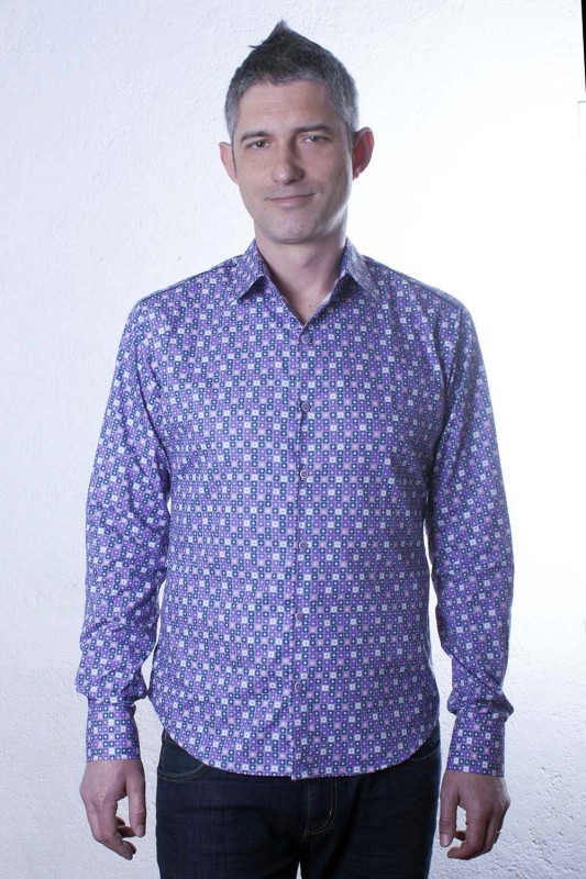 Baïsap - Camisa flor - Gráfica - Camisa entallada de popelina.