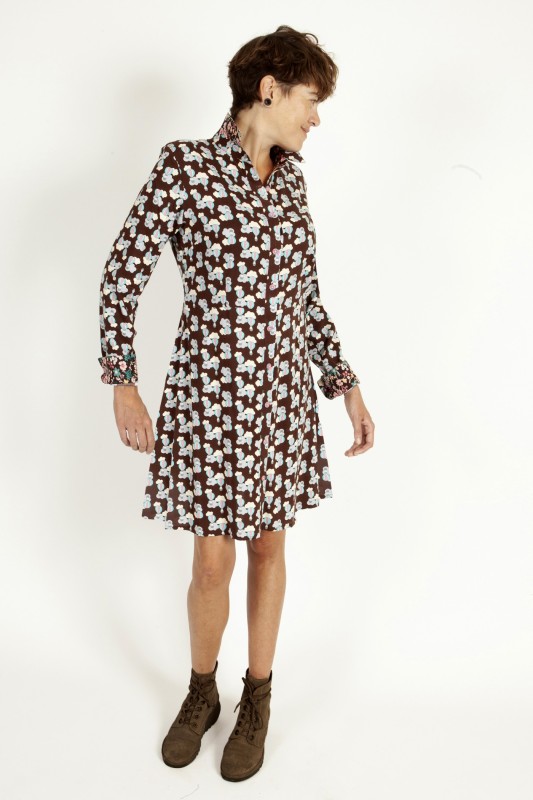 Baïsap - Vestido nube - Globo Aerostático - Vestido camisa manga larga 