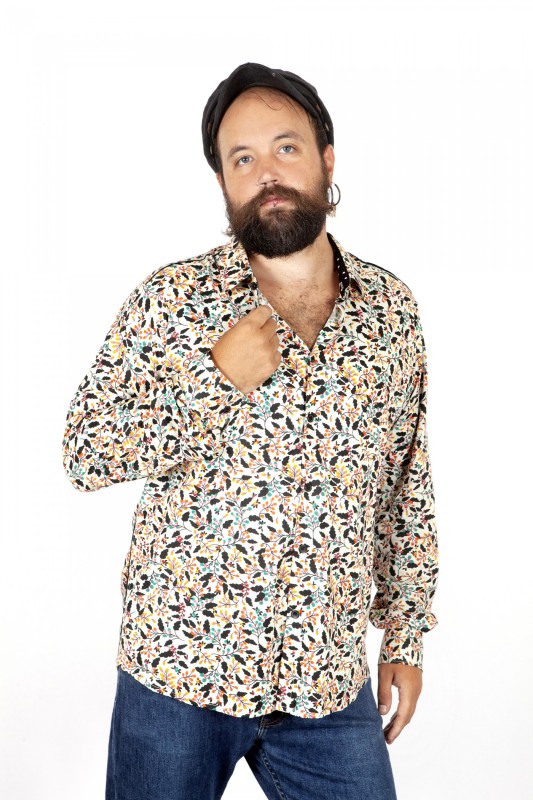 Baïsap - Chemise multicolore - Chêne - Chemise imprimée feuilles et fruits 