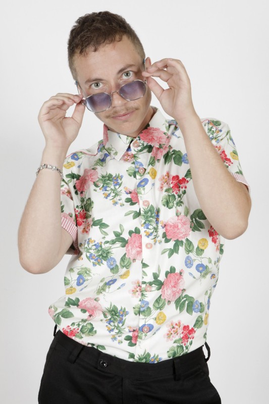 Baïsap - Morning Glory shirt for men - Floral button down short sleeve 