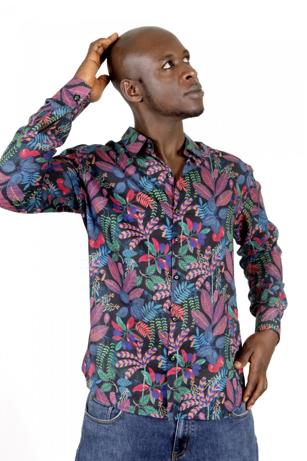 Chemise imprimé tropical - Alice 