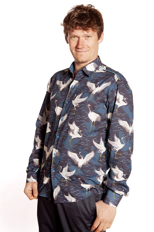 Chemise oiseaux homme - Hérons