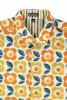 Baïsap - 70's shirt short sleeve - Vintage floral shirt for men - #3095