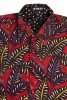 Baïsap - Camisa Africana masculina - Viscosa estampada estilo wax - #2779