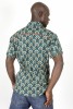 Baïsap - Floral half sleeve shirt - Retro - Vintage floral shirt for men - #3130