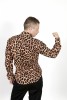 Baïsap - Leopard Hemd Herren - Safarihemd aus Baumwolle - #3074