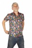 Baïsap - Camisa liberty hombre - Flores Silvestres - Camisa manga corta slim fit para hombres - #3586