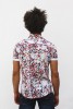 Baïsap - Gepunktetes Hemd Herren, kurzarm - Konfetti - Einfarbiges Muster Hemd, aus leichtem Baumwollvoile - #1731