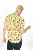 Baïsap - 70's shirt short sleeve - Vintage floral shirt for men - #3092