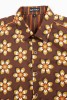 Baïsap - Seventies Hemd - Kitsch - Retro Hemd mit Blumenmuster - #3461