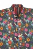 Baïsap - Camisa liberty hombre - Flores Silvestres - Camisa manga corta slim fit para hombres - #3588