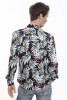 Baïsap - Multicolor shirt - Palms - Black printed shirt - #2360