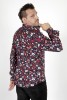 Baïsap - Chemise homme à petites fleurs - Liberty - Chemises cintrées pour hommes en viscose - #3020