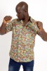 Baïsap - Chemise liberty manche courte - Prairie - Chemisette fleur vintage multicolores - #3483