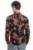 Baïsap - Poppies shirt for men - Red floral shirt - #2352