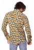 Baïsap - Vintage Hemden Herren langarm - Einfarbiges kariertes Hemd 3D - #2837