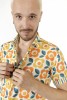 Baïsap - 70's shirt short sleeve - Vintage floral shirt for men - #3093
