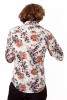 Baïsap - White floral shirt - Peony - Fitted dress shirts for men - #2898