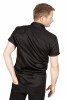 Baïsap - Chemise noire manche courte - Serpent - Chemisette en popeline de coton - #3519