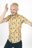 Baïsap - 70's shirt short sleeve - Vintage floral shirt for men - #3096