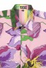 Baïsap - Camisa floral rosa - Cólquico - Camisa de algodón manga corta - #3556
