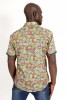 Baïsap - Chemise liberty manche courte - Prairie - Chemisette fleur vintage multicolores - #3485