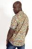 Baïsap - Chemise liberty manche courte - Prairie - Chemisette fleur vintage multicolores - #3482