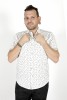 Baïsap - Gecko shirt short sleeve - Lizard print shirt for men - #3162