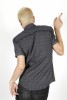 Baïsap - Casual short sleeve shirt -Labyrinth - Geometric print shirt for men - #3116