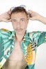 Baïsap - Hawaii Hemd grün - Tropicool - Leichte Baumwollhemden Herren - #3141