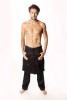 Baïsap - Short skirt for men - Black cotton overskirt - #2557