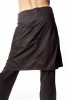 Baïsap - Short skirt for men - Black cotton overskirt - #2558
