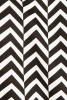 Baïsap - Chevron Kleid - Hemdkleid schwarz weiß - #3344