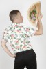 Baïsap - Morning Glory shirt for men - Floral button down short sleeve - #3187