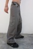 Baïsap - Haremshose Herren grau - Tarnung - Haremshosen für Männer - leichte graue Baumwolle - mit gedruckte Tarnung auf 2 Passanten und 2 der 6 Taschen - #534