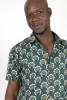 Baïsap - Floral half sleeve shirt - Retro - Vintage floral shirt for men - #3135