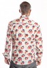 Baïsap - Cherry print shirt - Tricolor shirt for men - #2399